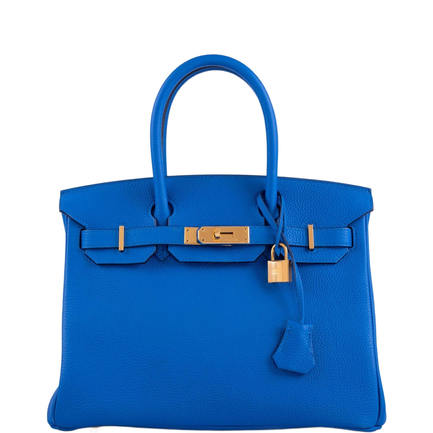 HermesBirkin 30 Blue France Togo Gold Hardware