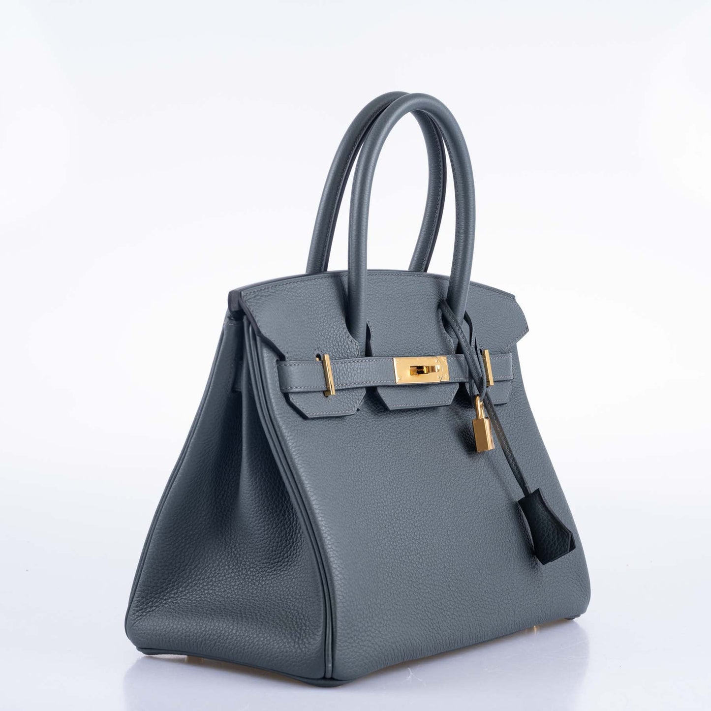 HermesBirkin 30 Blue Orage Togo Gold Hardware