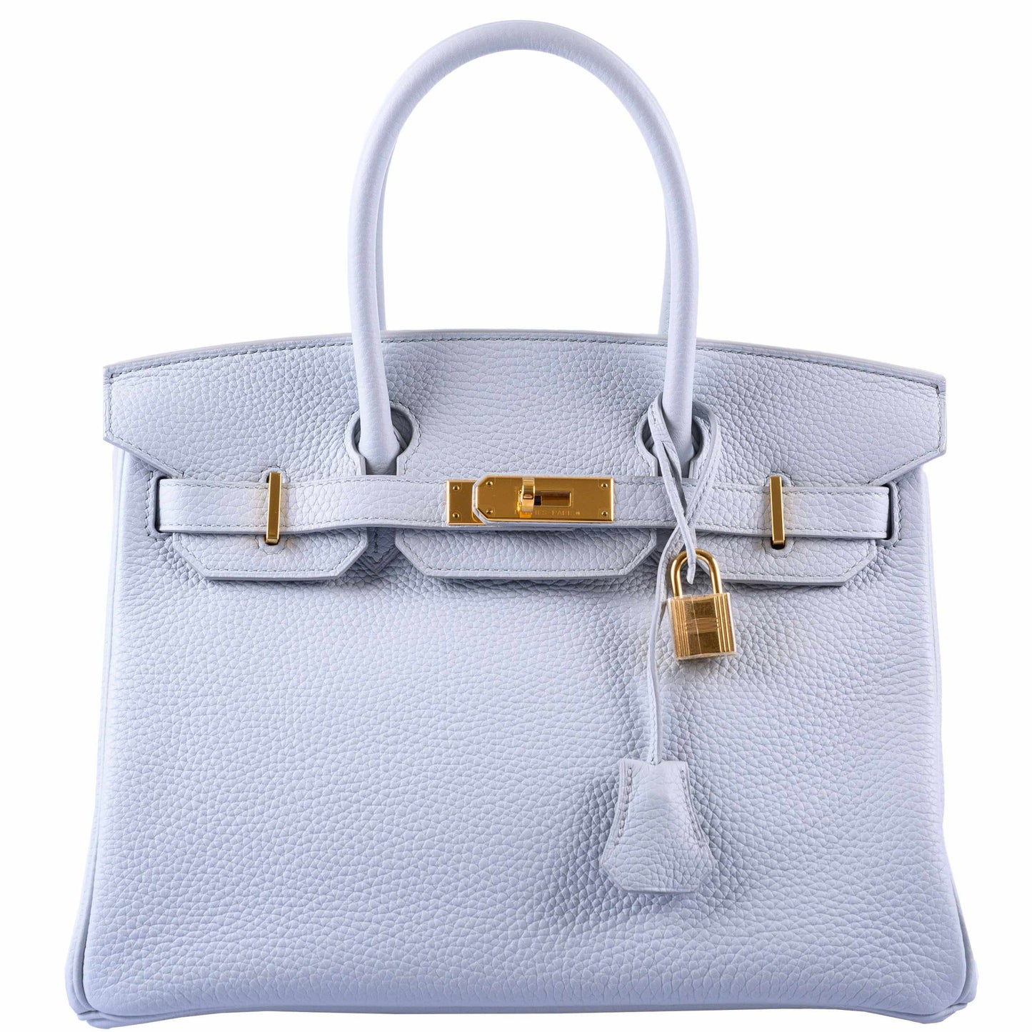 HermesBirkin 30 Blue Pale Togo Gold Hardware - T
