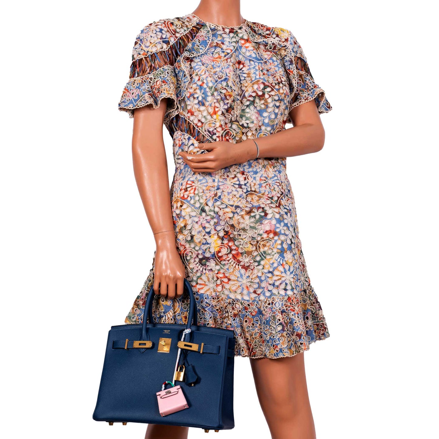 HermesBirkin 30 Deep Blue Epsom with Gold Hardware - 2019, D