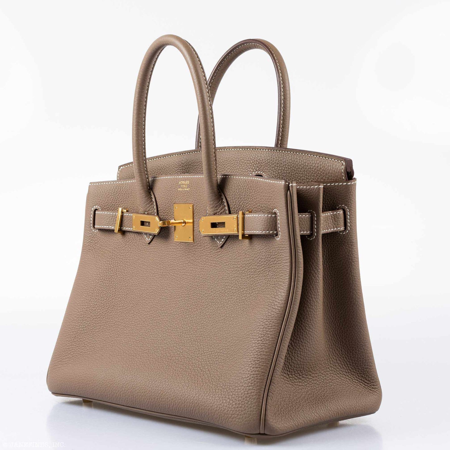 HermesBirkin 30 Etoupe Togo Gold Hardware