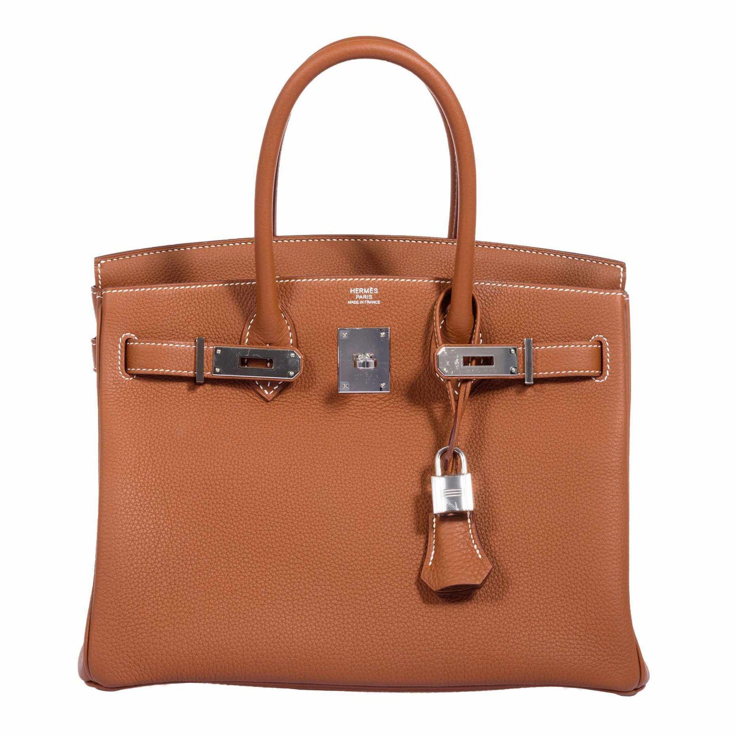 HermesBirkin 30 Gold Epsom Palladium Hardware