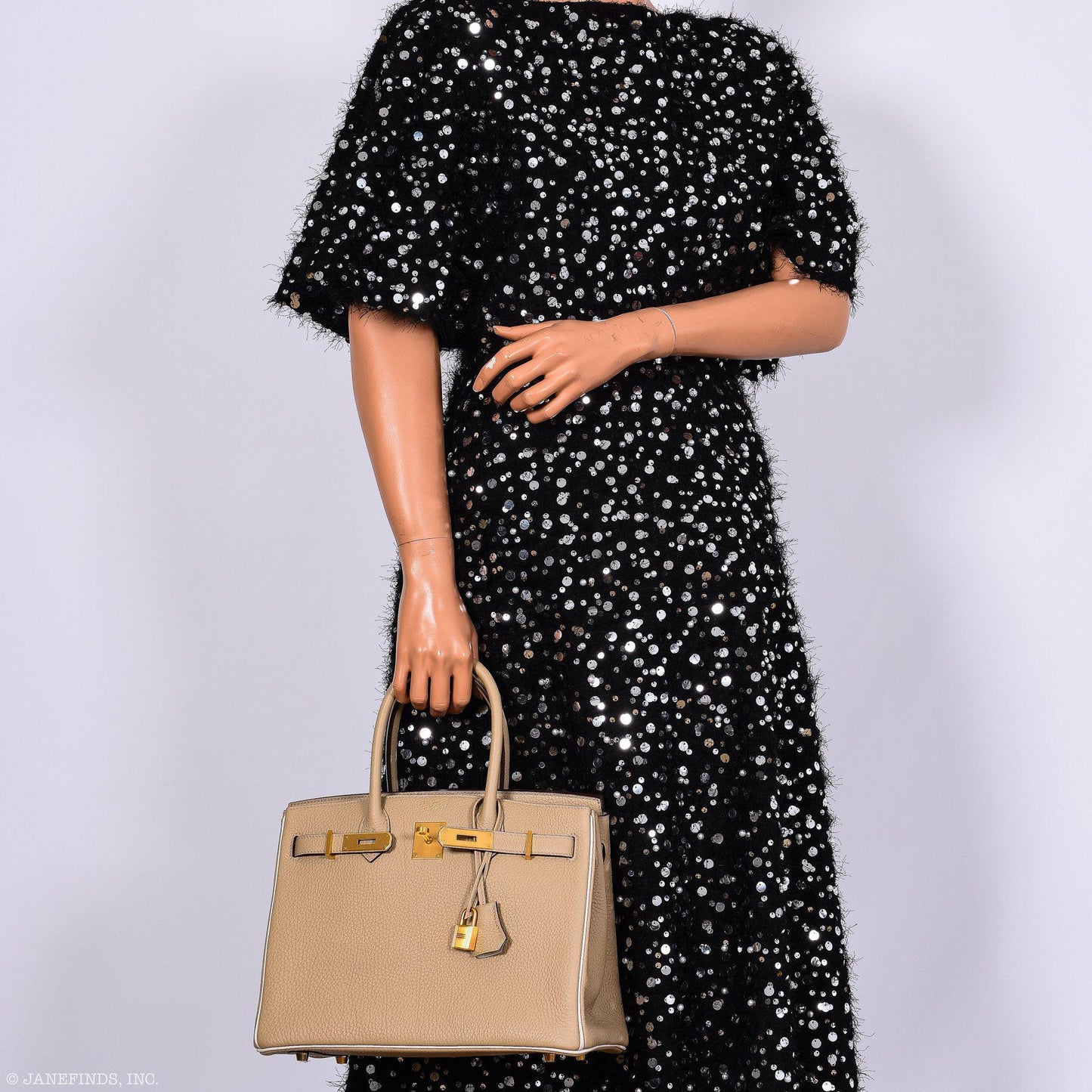 HermesBirkin 30 HSS Trench & Craie Piping Togo Brushed Gold Hardware - 2016, X