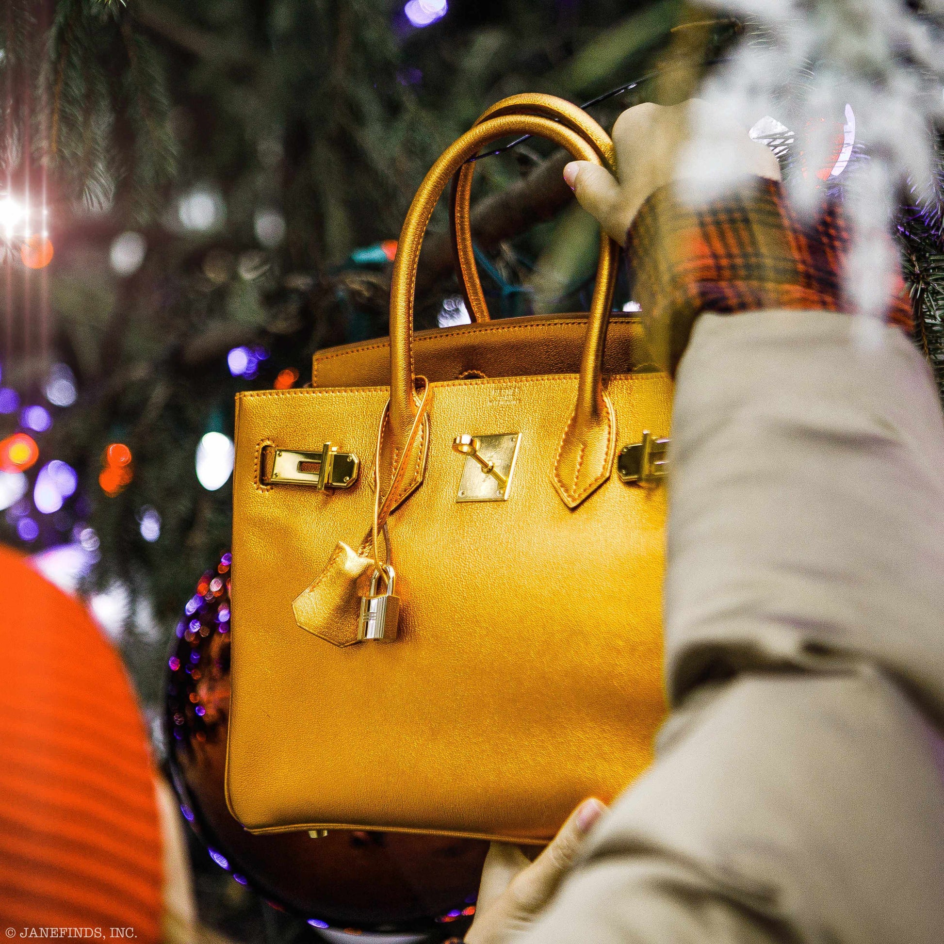 HermesBirkin 30 Metallic Bronze Chevre Gold Hardware - Limited Edition