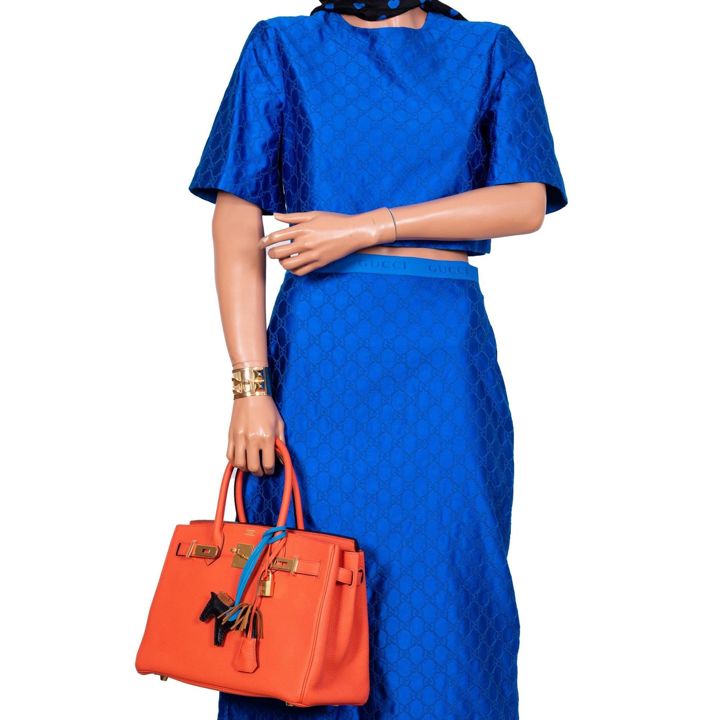 HermesBirkin 30 Orange Poppy Togo Gold Hardware - 2017, A