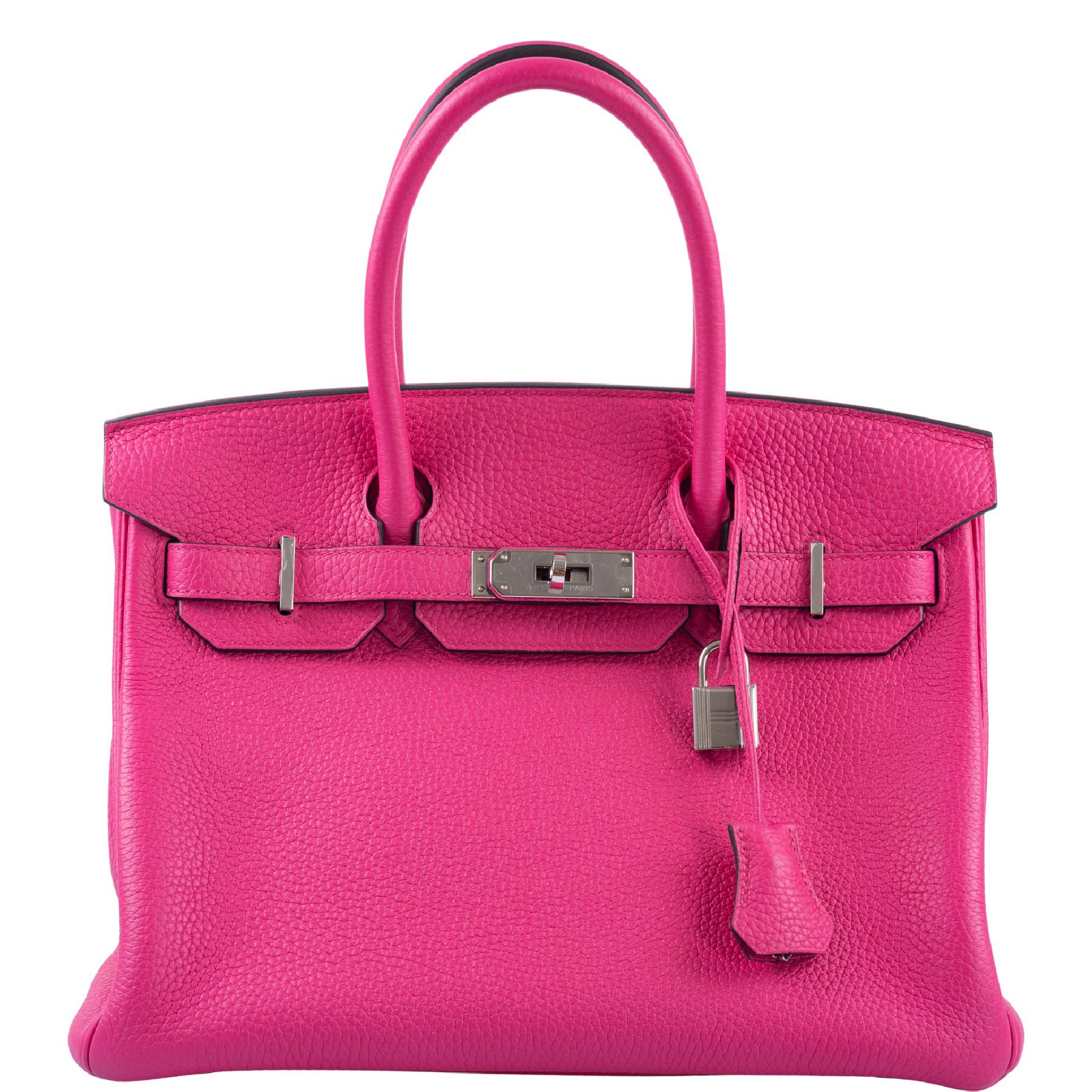 HermesBirkin 30 Rose Shocking Togo Palladium Hardware