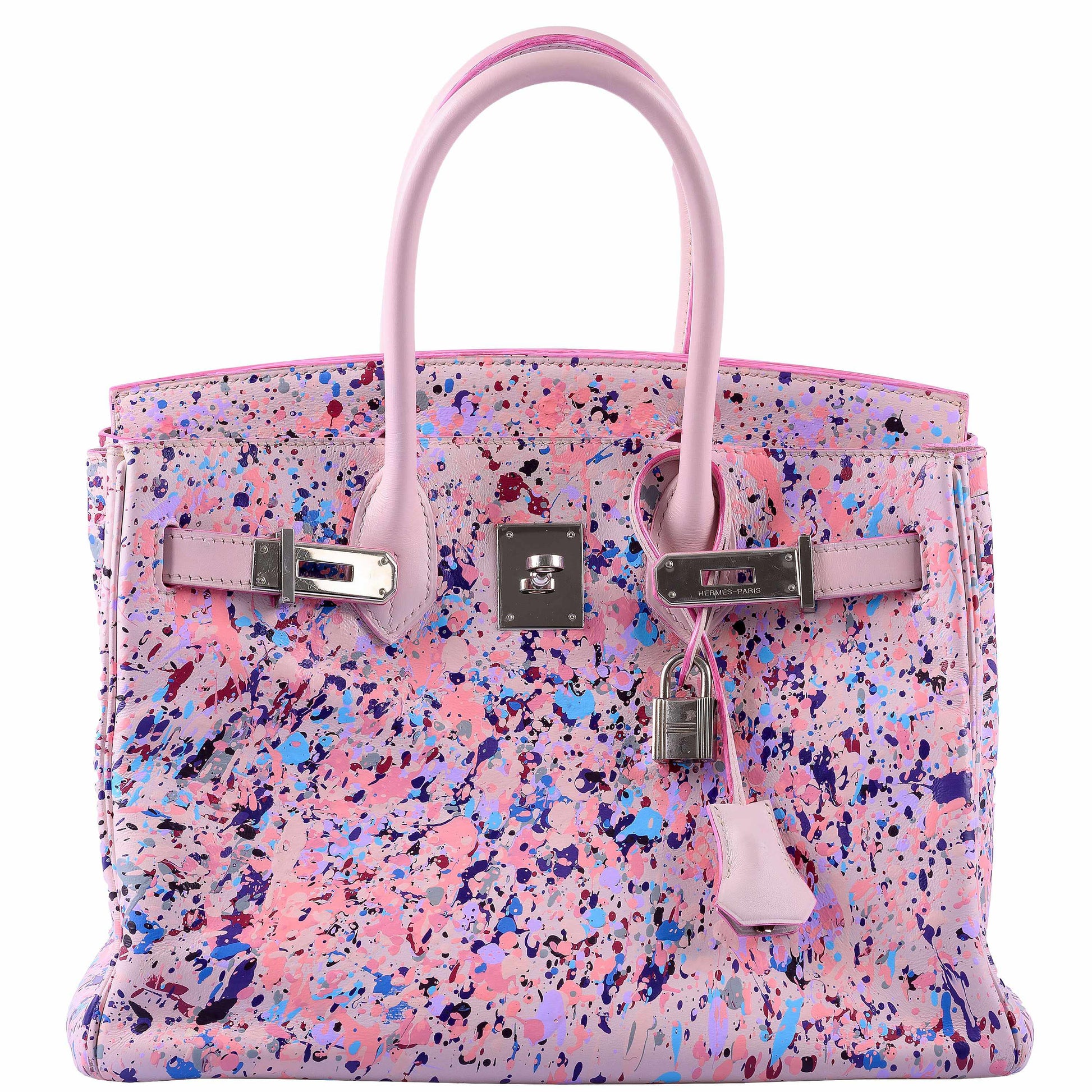 HermesBirkin 30 "Rosé Spray" Rose Dragée Swift Palladium Hardware * JaneFinds Custom Shop