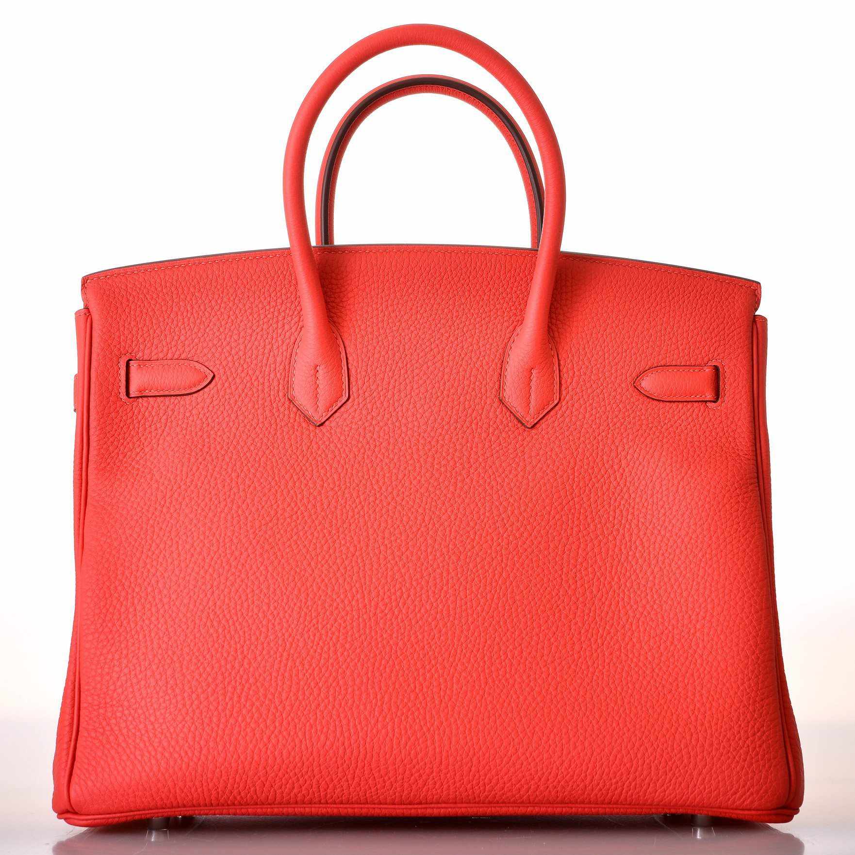 HermesBirkin 30 Rouge Pivoine Clemence Palladium Hardware