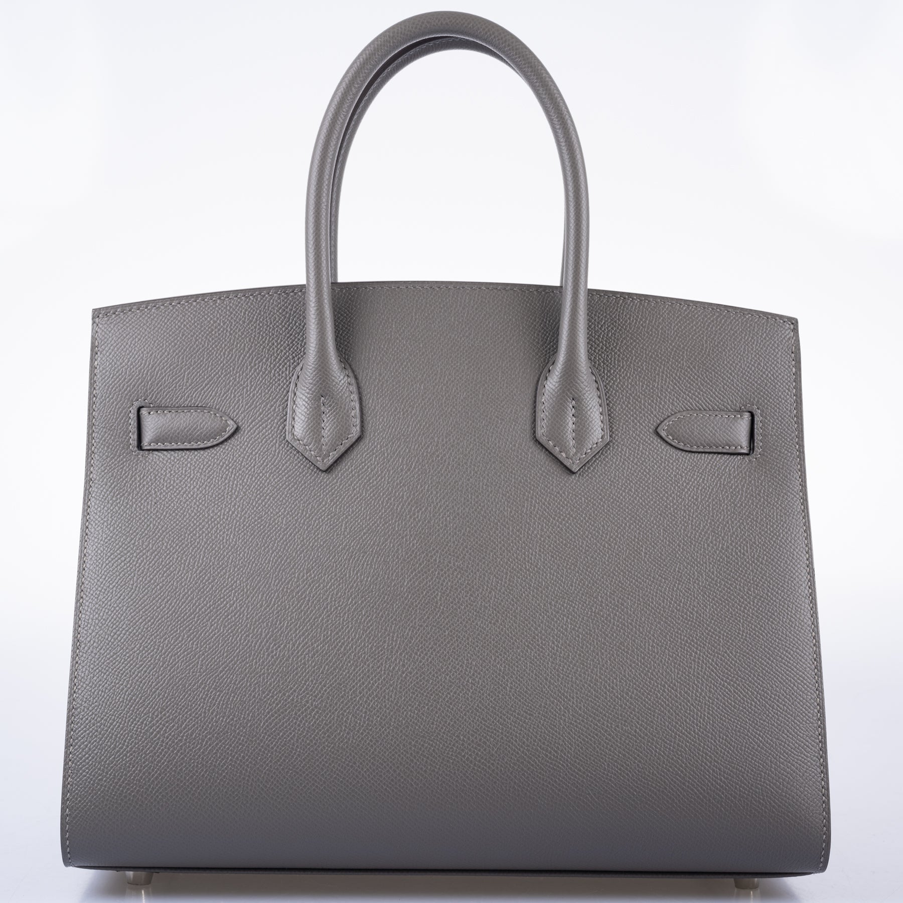 HermesBirkin 30 Sellier Gris Meyer Epsom Palladium Hardware