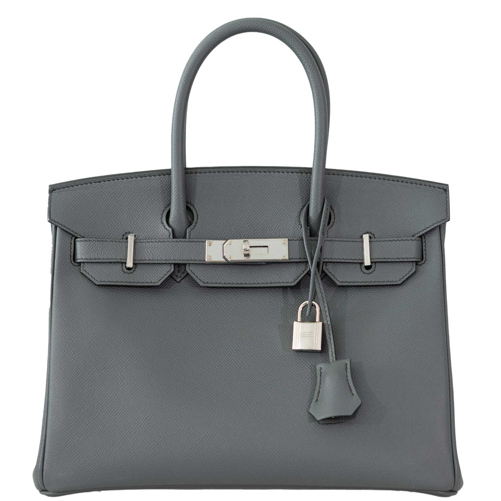 HermesBirkin 30 Vert Amande Epsom with Palladium Hardware - 2019, D