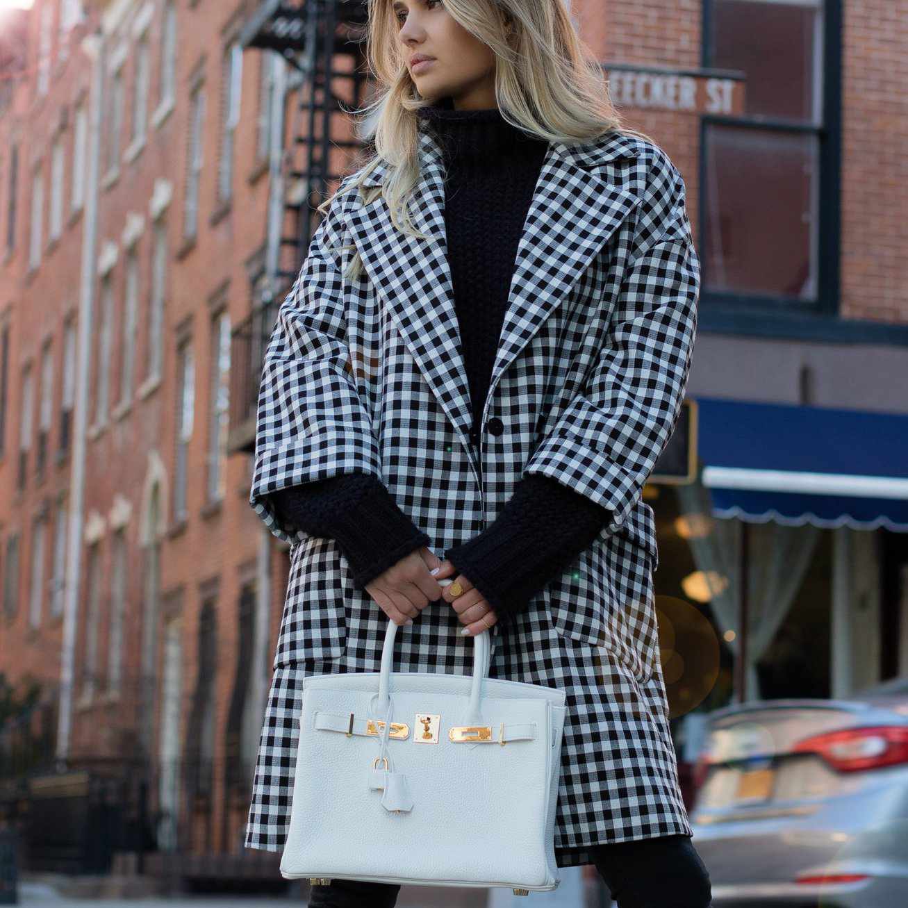 HermesBirkin 30 White Clemence Gold Hardware