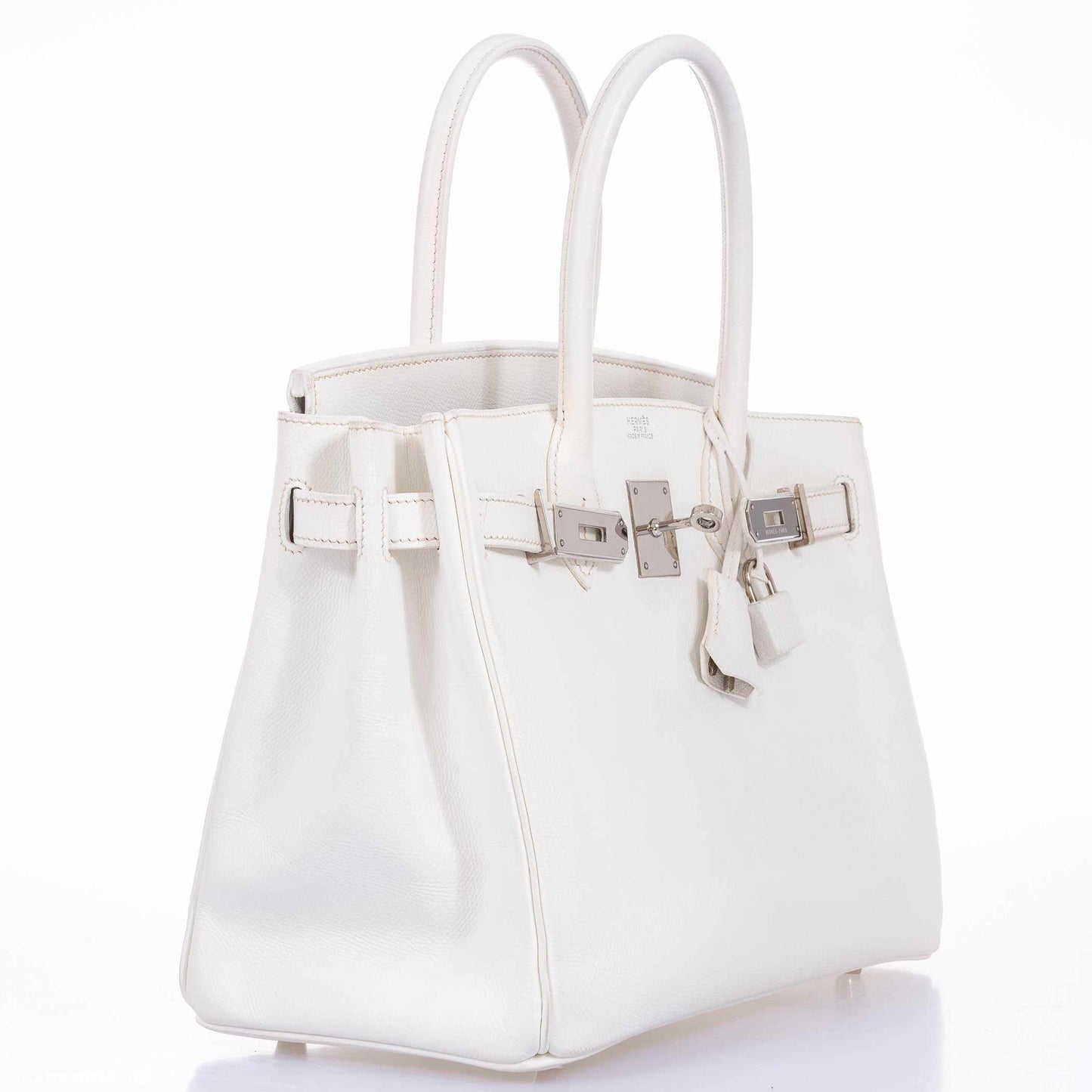 HermesBirkin 30 White Epsom Palladium Hardware