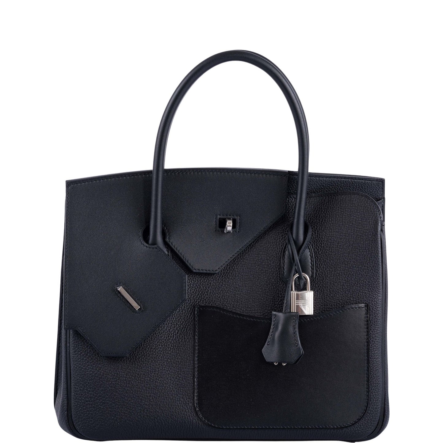 HermesBirkin en Desordre Black Togo and Swift Palladium Hardware