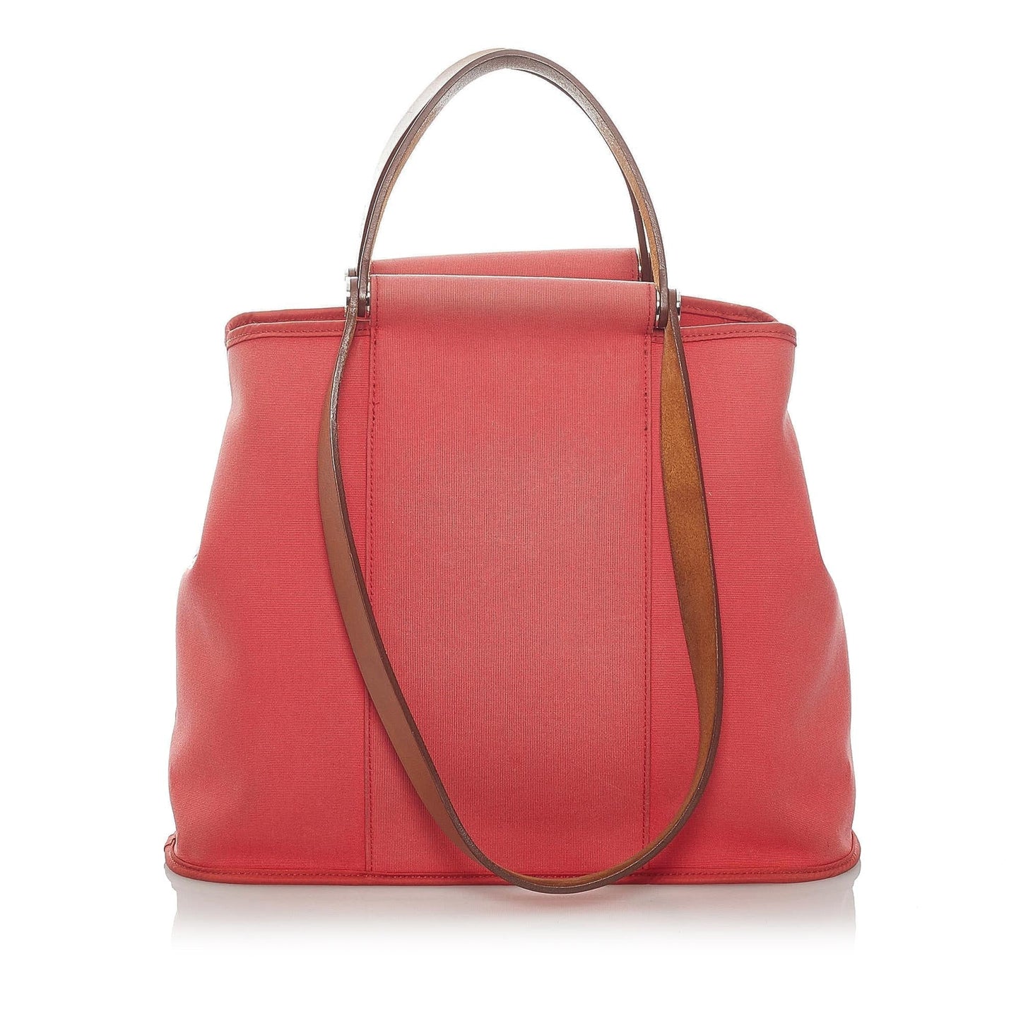 Luxury Hermes Cabag Canvas Satchel (SHG-32211)