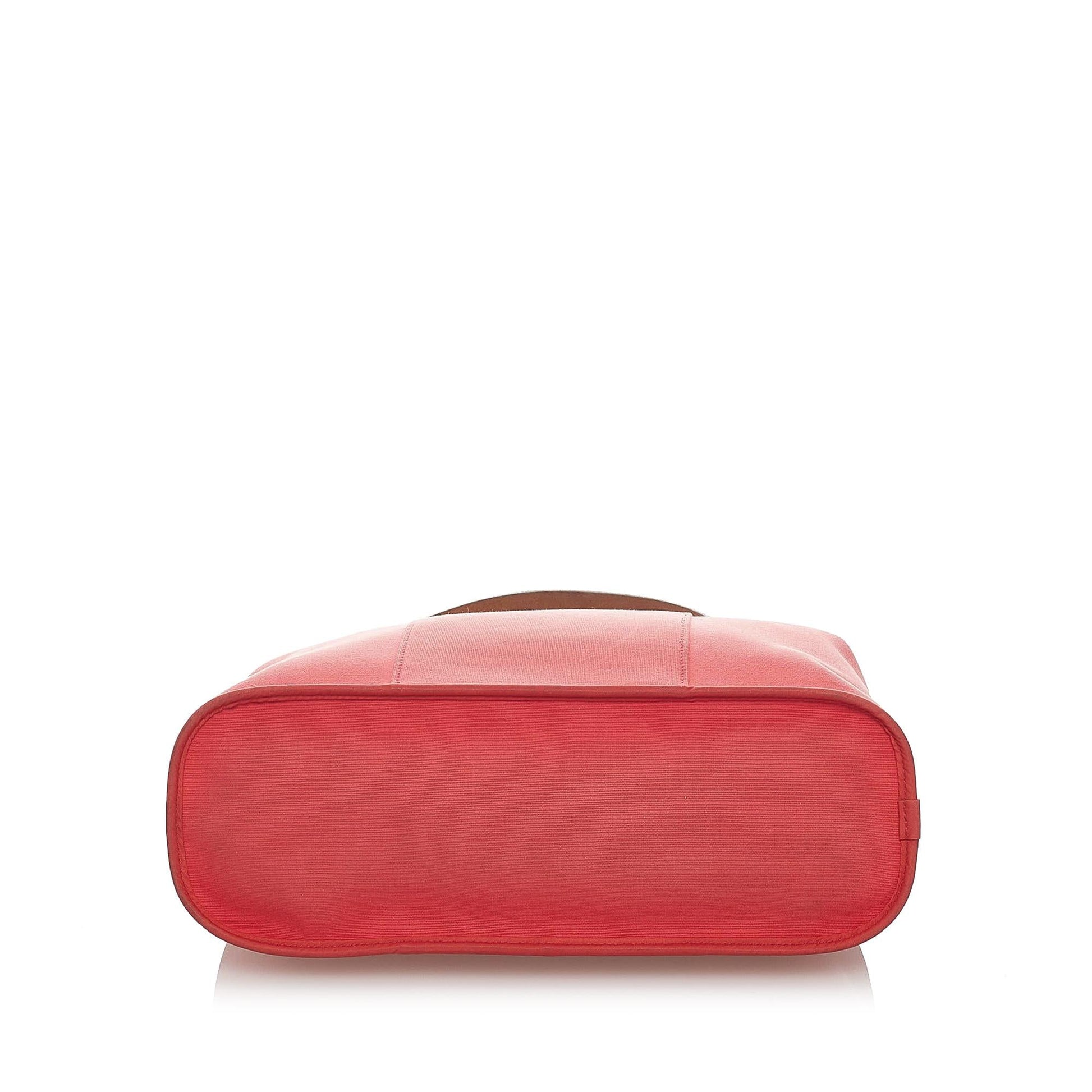 Luxury Hermes Cabag Canvas Satchel (SHG-32211)