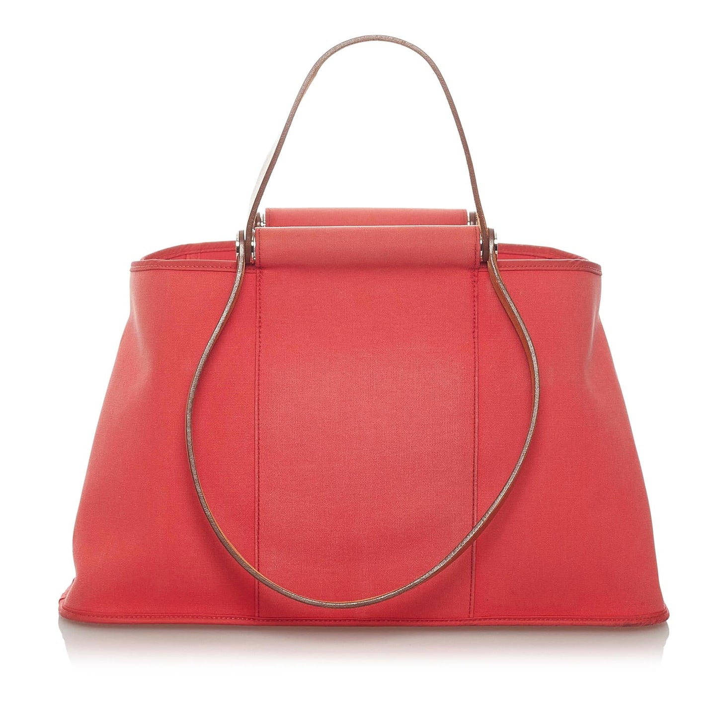 Luxury Hermes Cabag Elan Canvas Satchel (SHG-28864)
