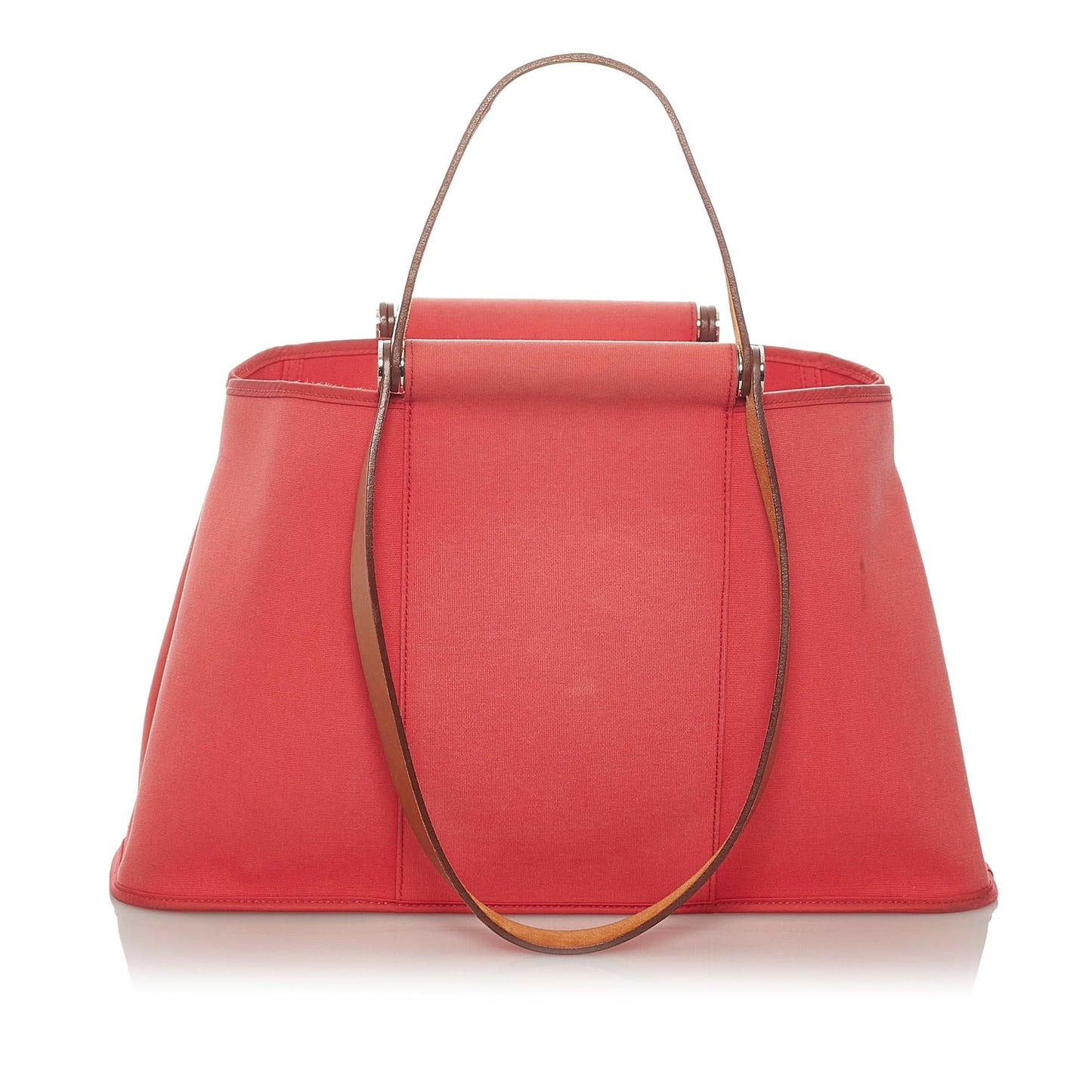 Luxury Hermes Cabag Elan Canvas Satchel (SHG-28864)