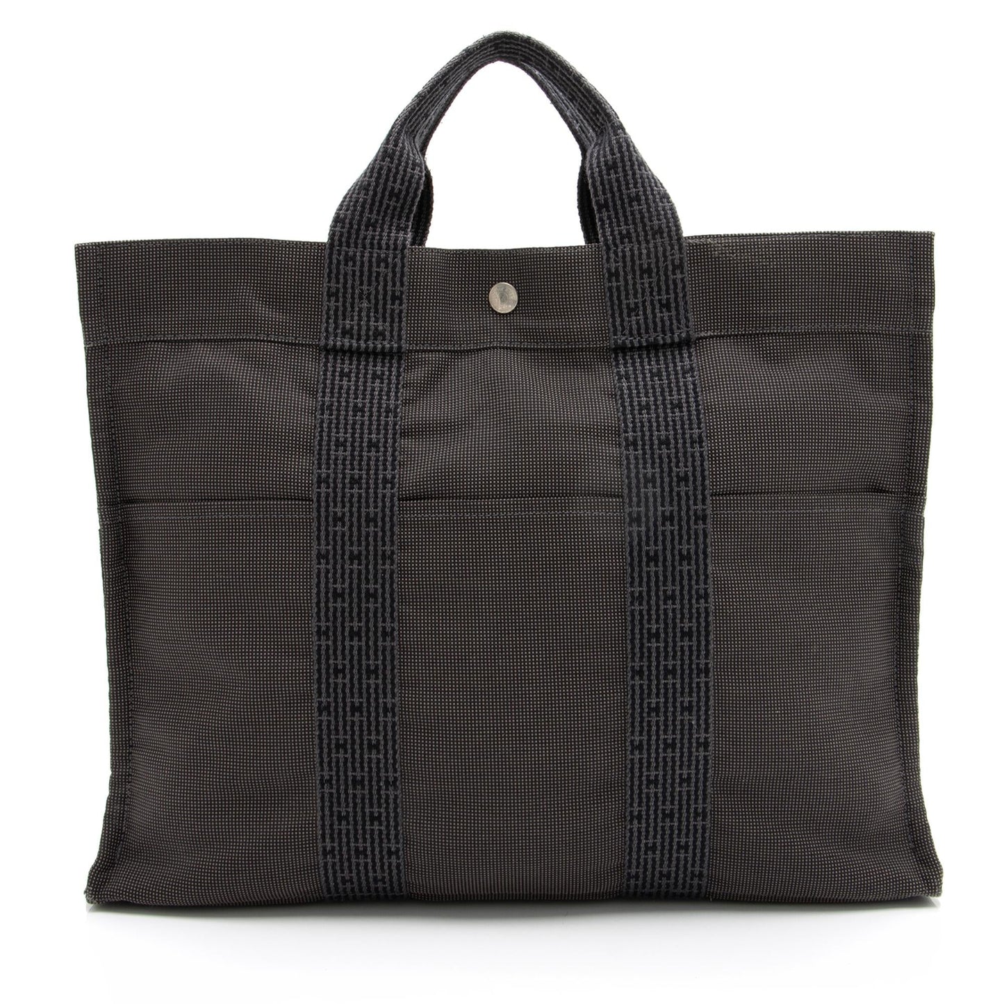 Luxury Hermes Canvas Herline MM Tote (SHF-23550)
