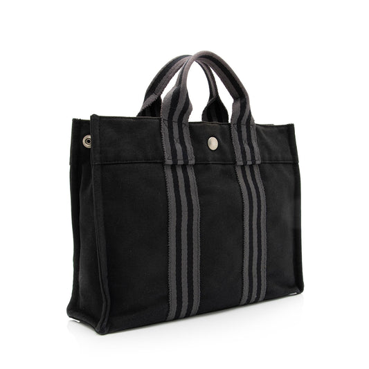 Luxury Hermes Canvas Herline PM Tote (SHF-23028)