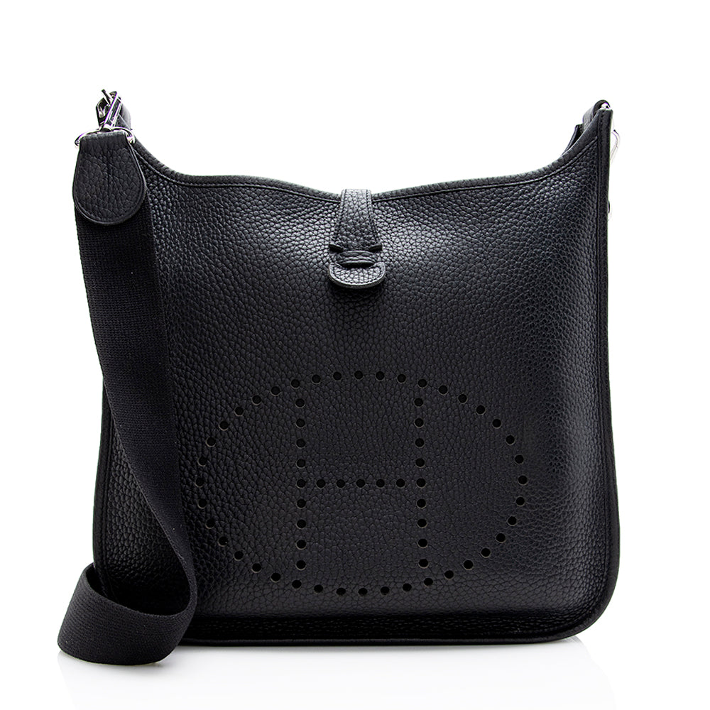Luxury Hermes Clemence Evelyne I PM Shoulder Bag (SHF-21644)