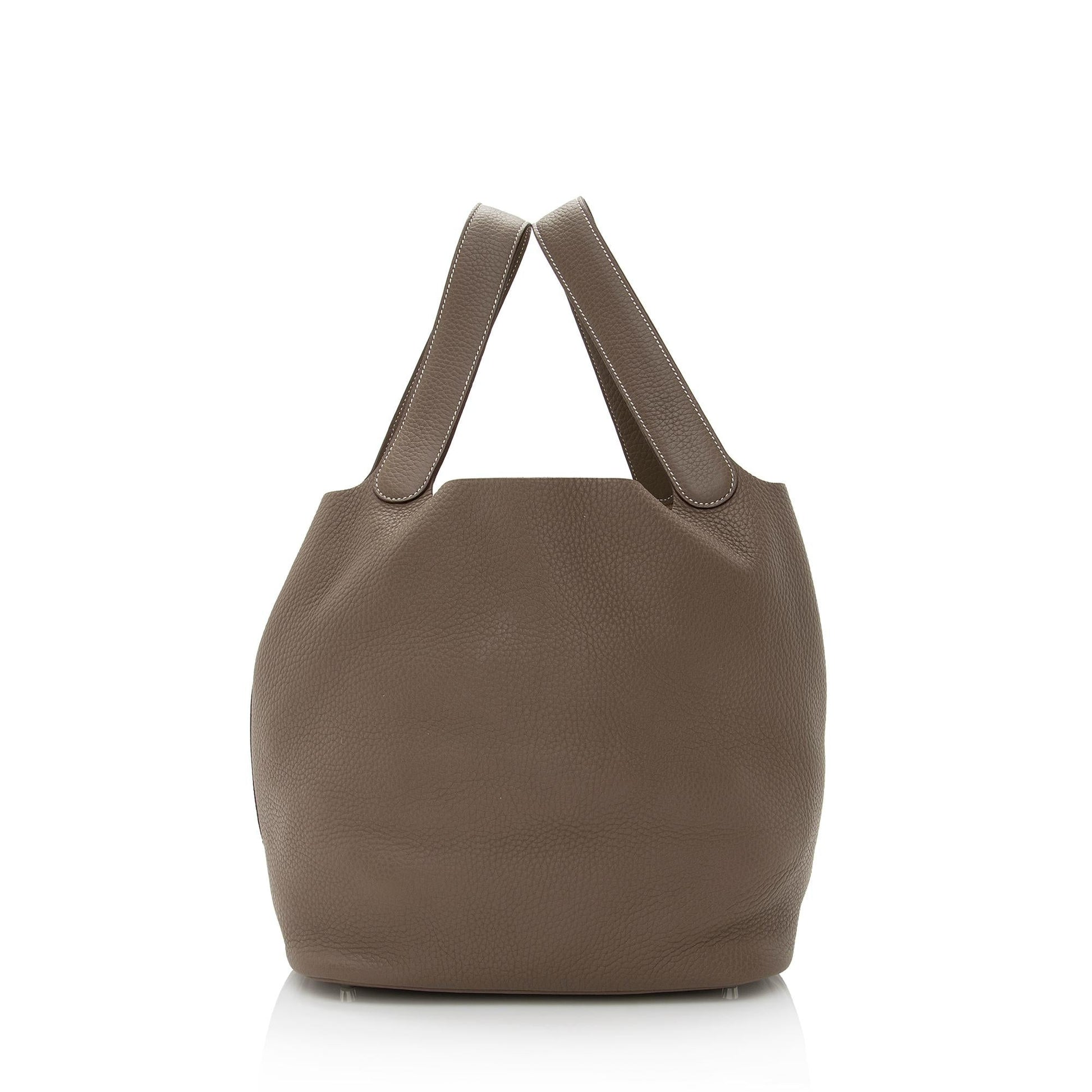 Luxury Hermes Clemence Picotin GM Shoulder Bag (SHF-22199)