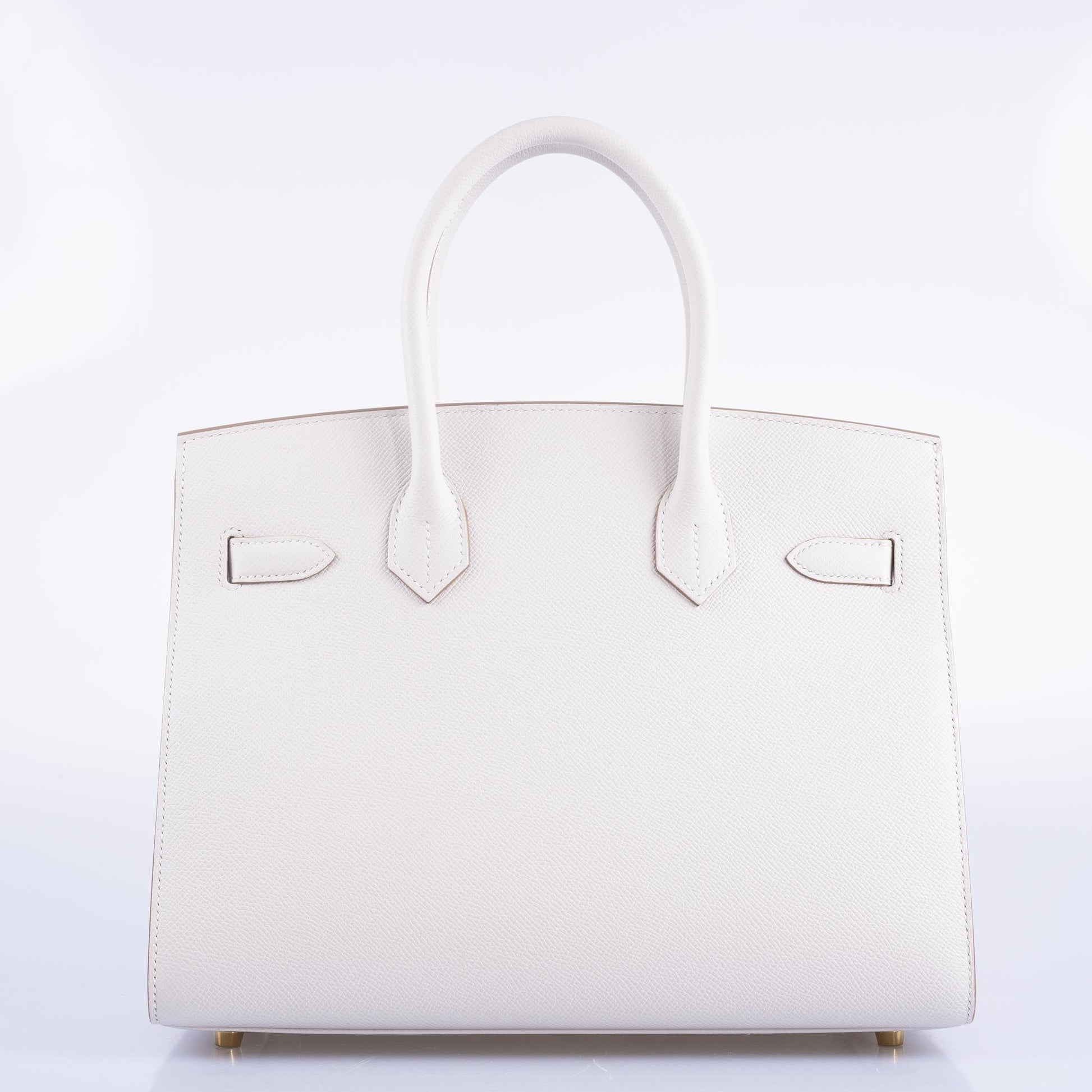 HermesSellier Birkin 30 Gris Pale Epsom Gold Hardware