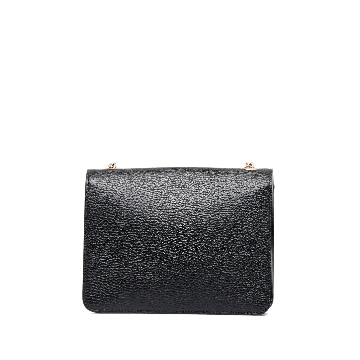 Gucci Interlocking G Black Leather Crossbody