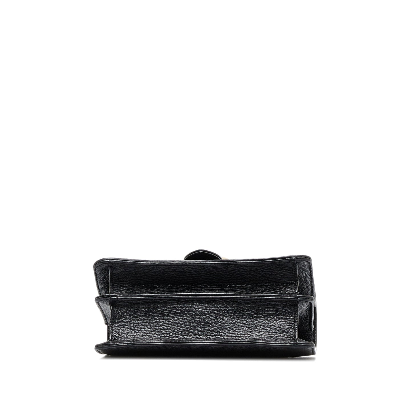 Gucci Interlocking G Black Leather Crossbody
