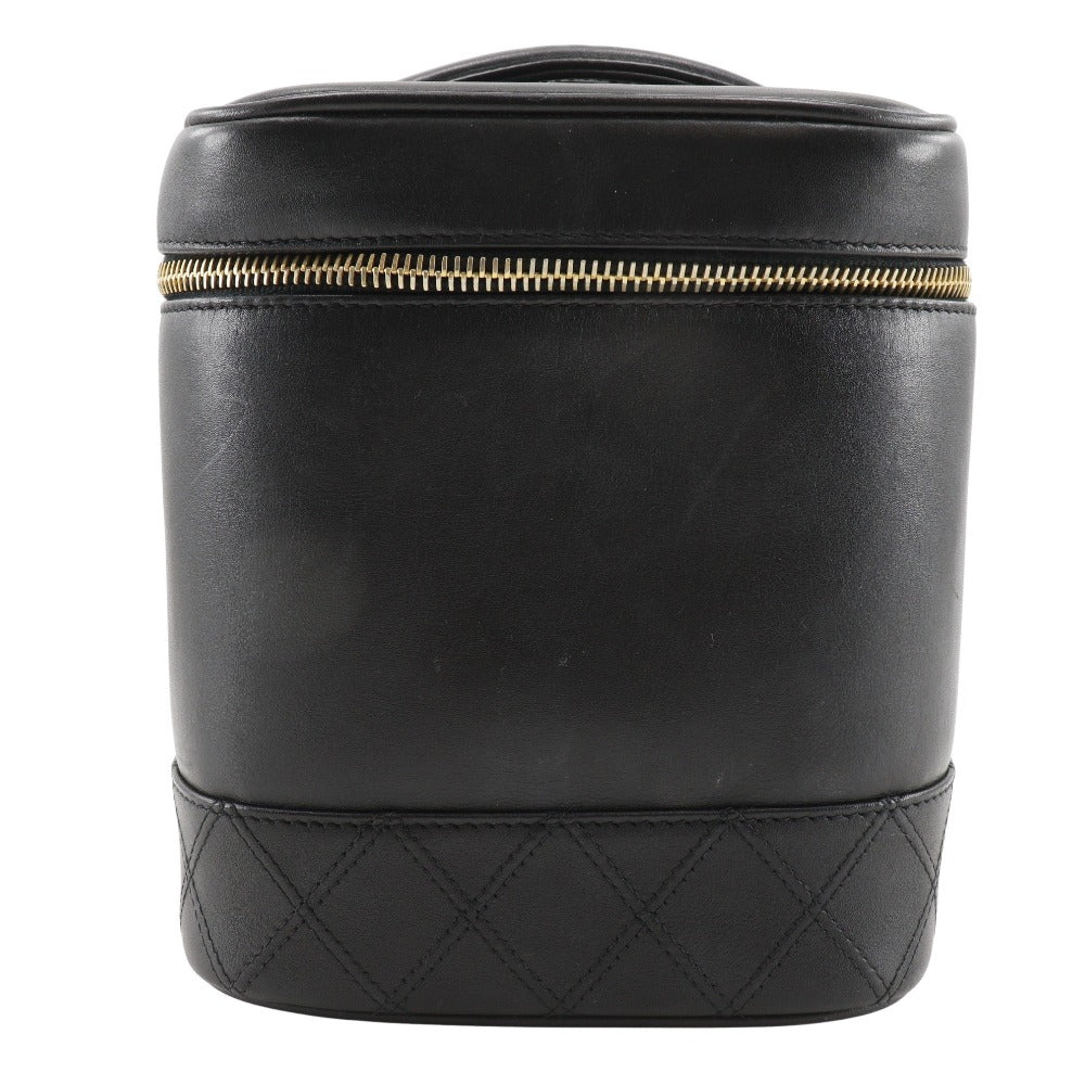 Chanel Vanity Pouch Lambskin Black Classic Flap