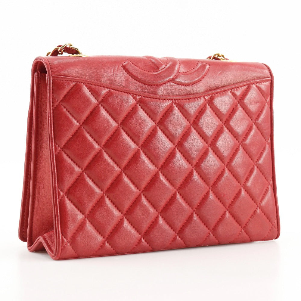 Chanel Lambskin Chain Shoulder Bag Classic Flap