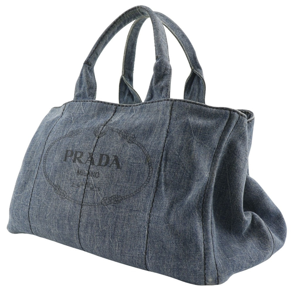 PRADA Handbag denim Blue CanapaL Women