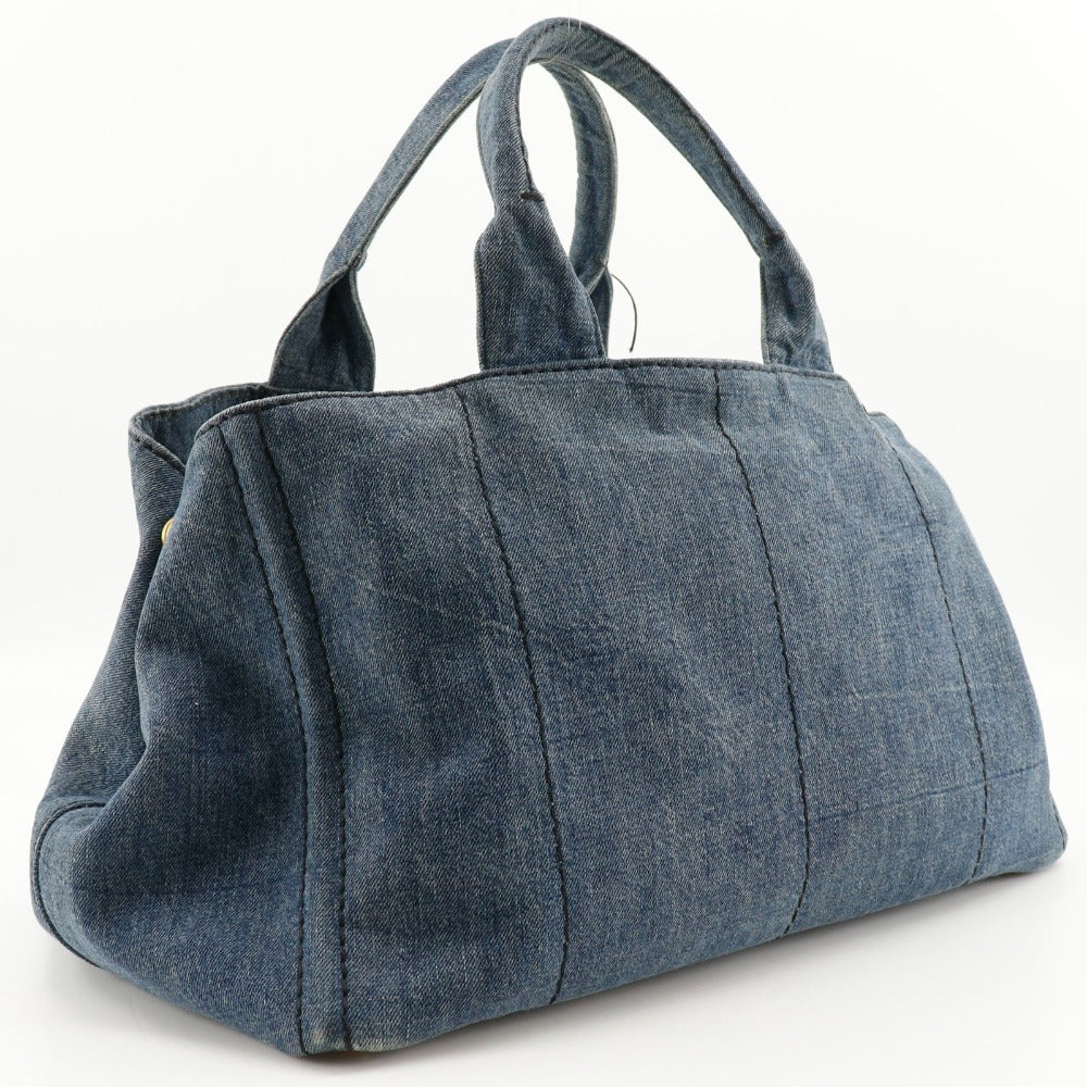 PRADA Handbag denim Blue CanapaL Women