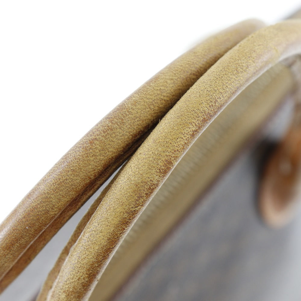 CELINE Handbag PVC Brown Macadam Women
