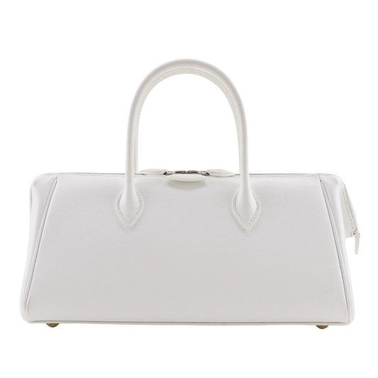 HERMES Handbag Epsom White Parribonne Bay PM Women