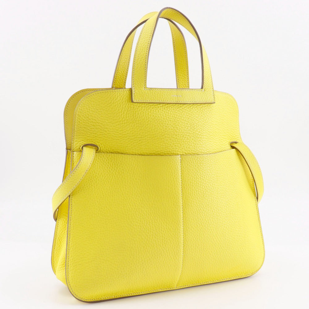 HERMES Handbag Taurillon Clemence yellow Arzan 31