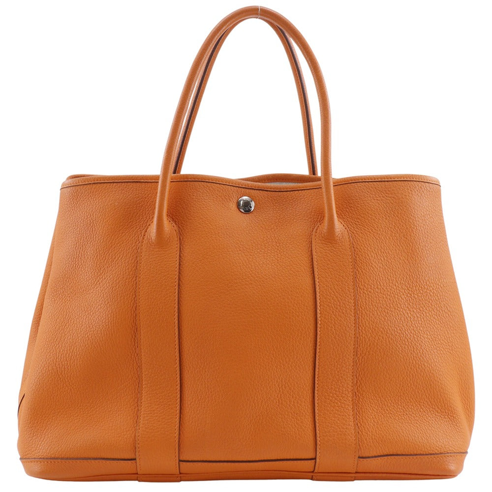 HERMES Tote Bag Negonda Orange Garden party 36 PM Women