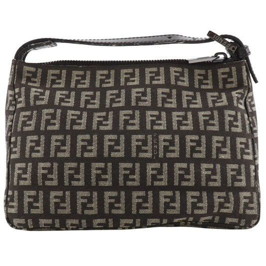 FENDI Pouch 8N0001 canvas Brown Mini bag Accessory pouch Zucchino Women