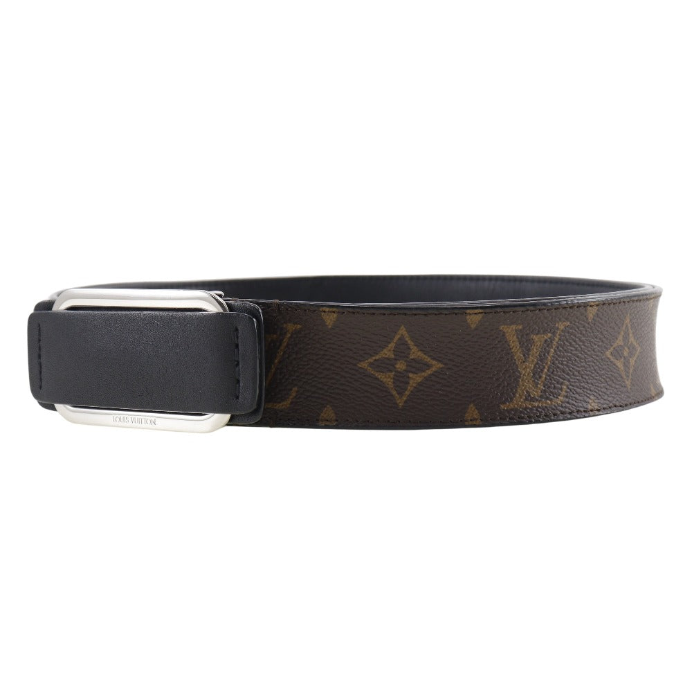 LOUIS VUITTON belt Monogram canvas Brown Saintur mens 90