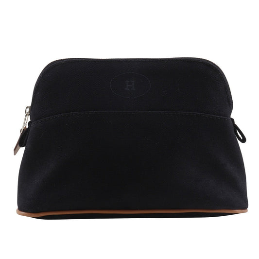 HERMES Pouch cotton Noir Bored Pouch Mini