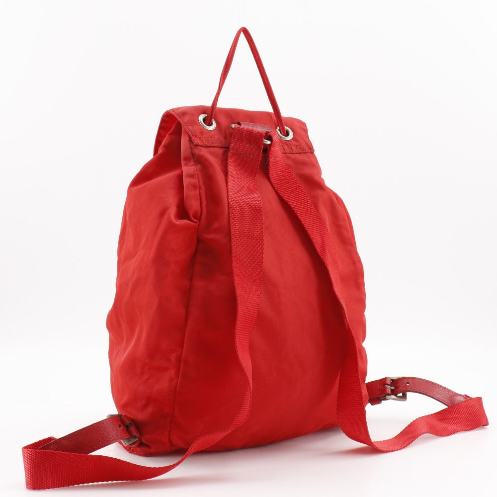 PRADA Backpack Nylon Red