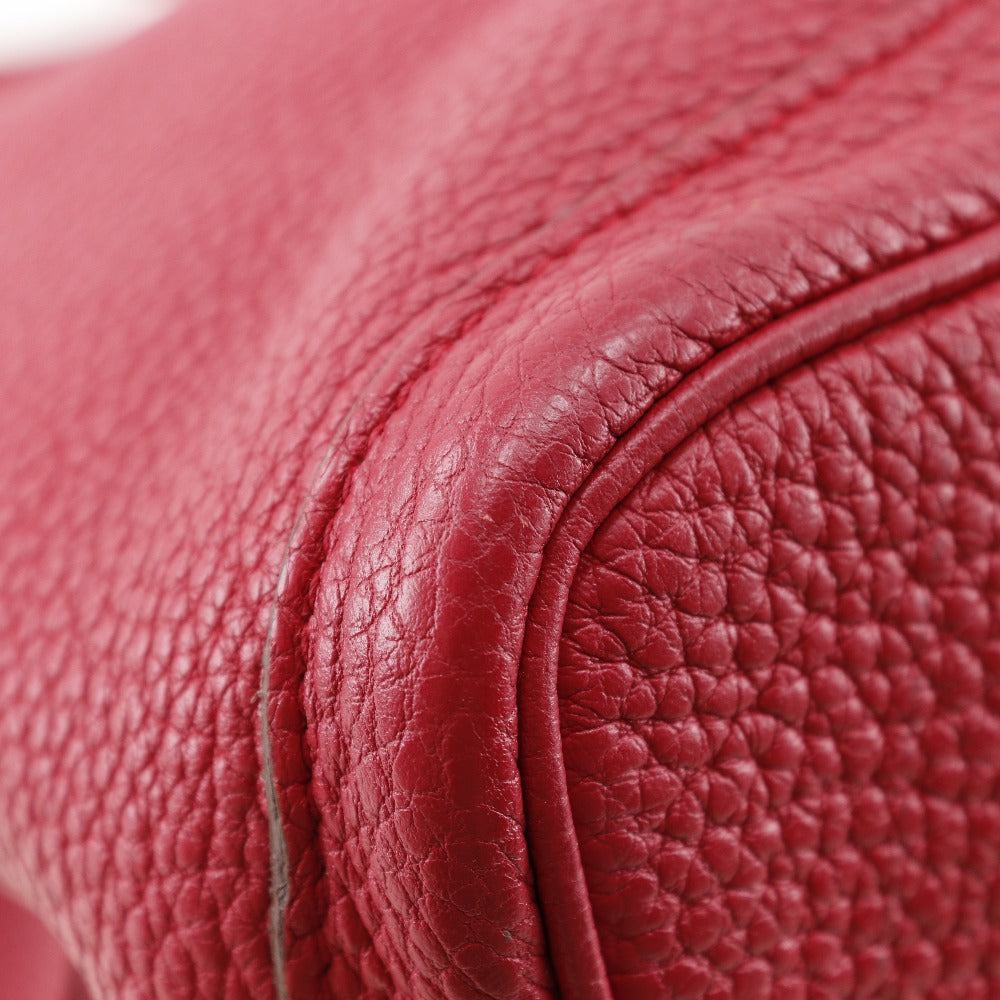 HERMES Tote Bag Negonda Red Garden party PM Women