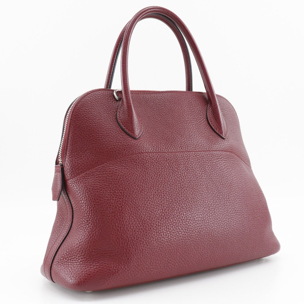 HERMES Handbag K1 Taurillon Clemence Red Bored 31 Women