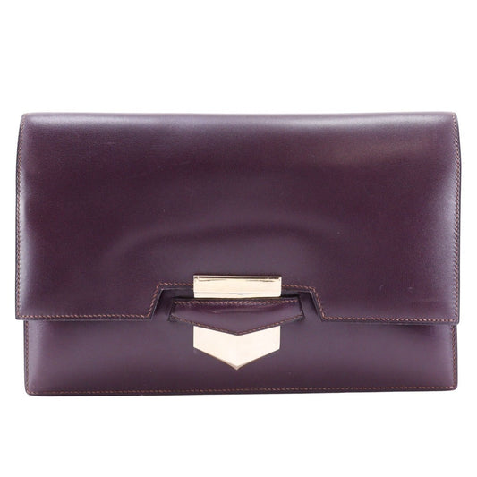HERMES Clutch bag Box scarf Bordeaux Fako Women