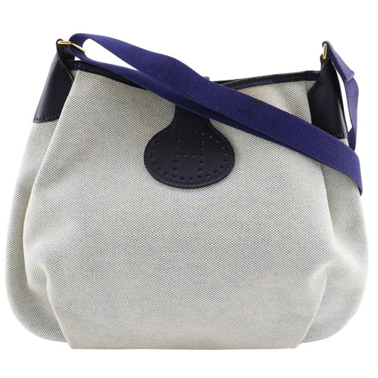 HERMES Shoulder Bag Tower ash Gray / navy Rodeo Women