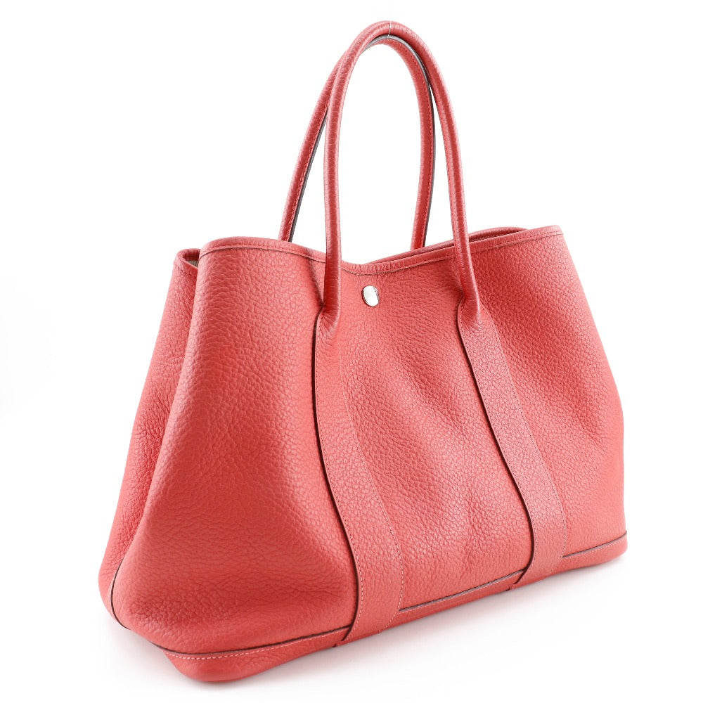HERMES Tote Bag Negonda Red Garden party PM Women