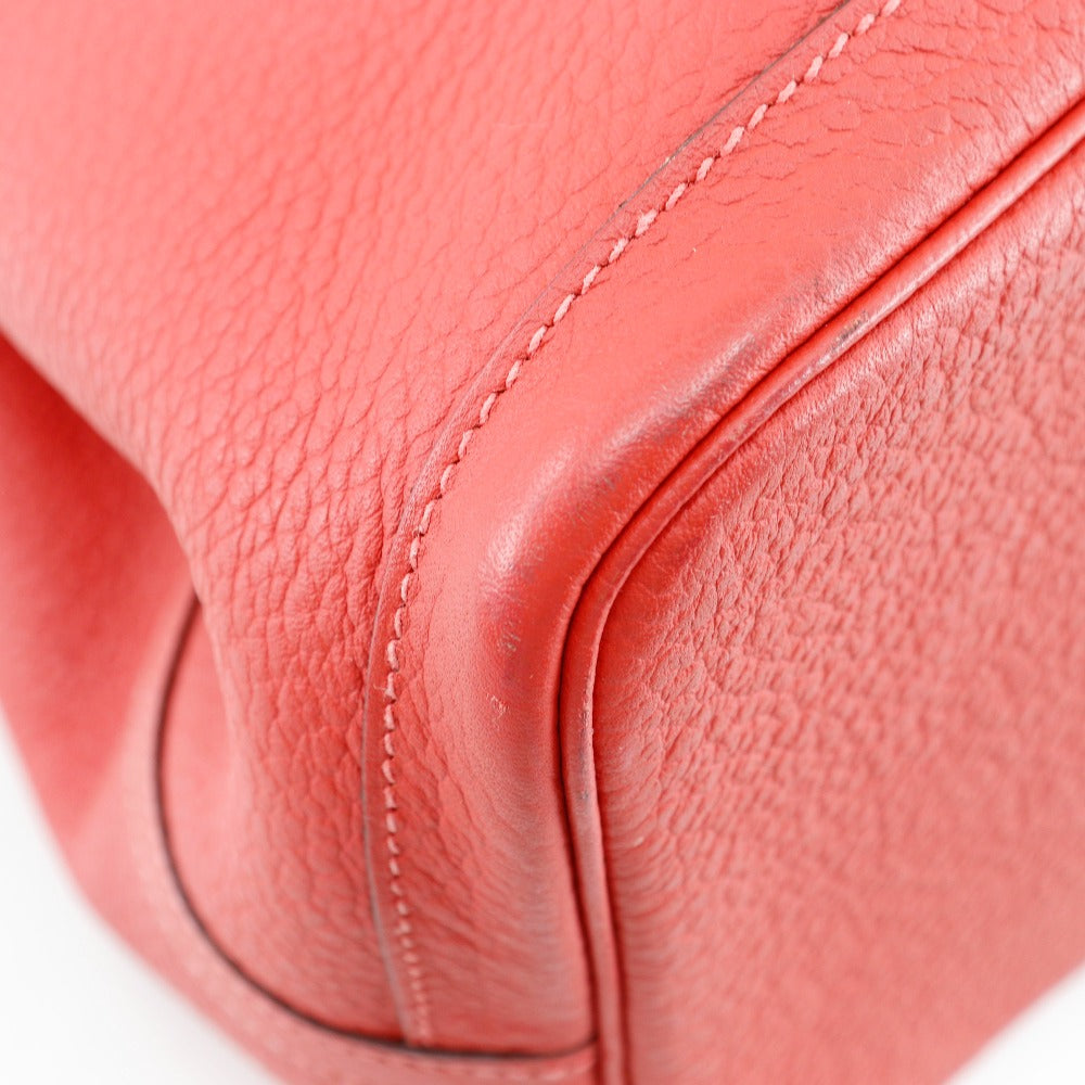 HERMES Tote Bag Negonda Red Garden party PM Women