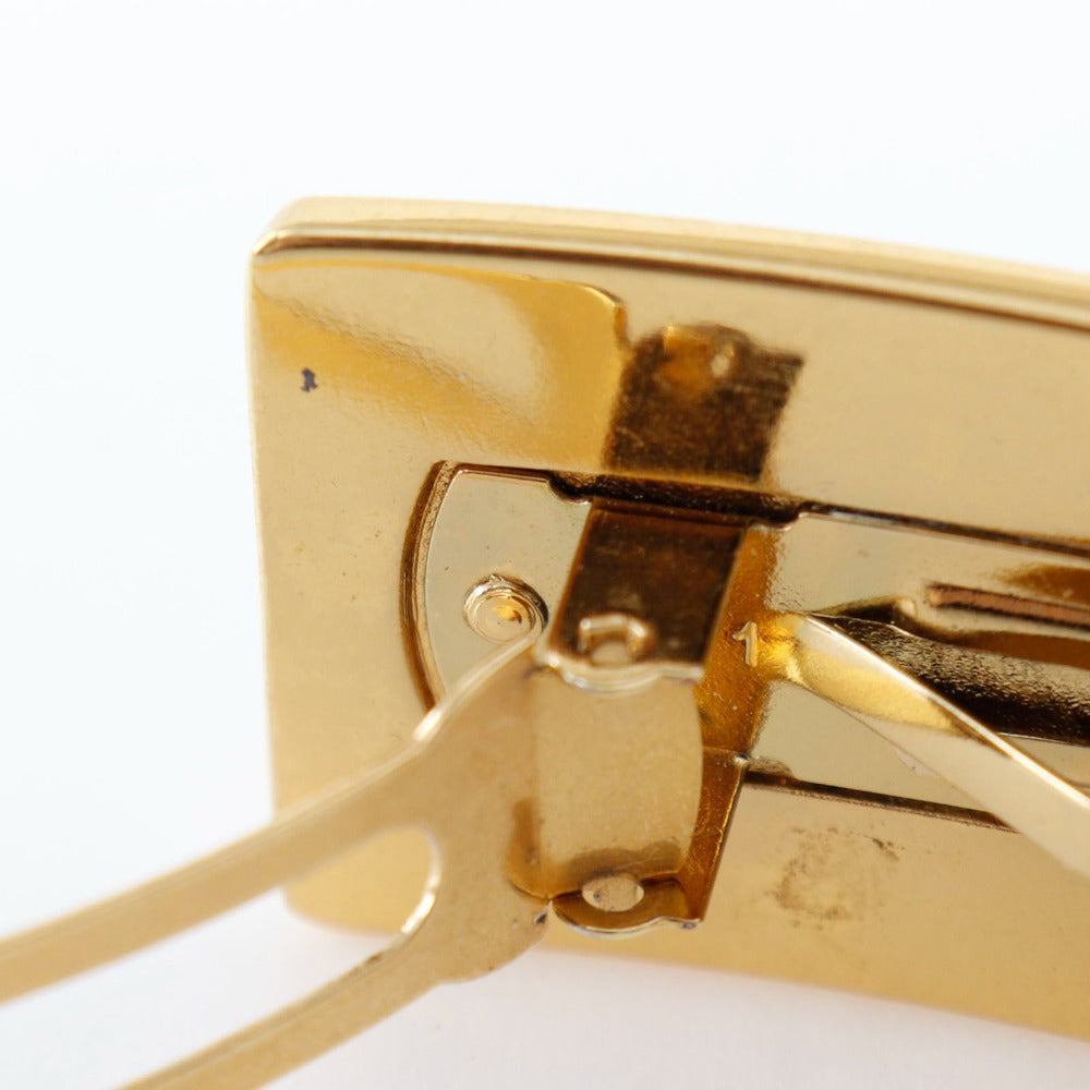 Chanel Logo Gold Plated Barrette Classic Flap Tote