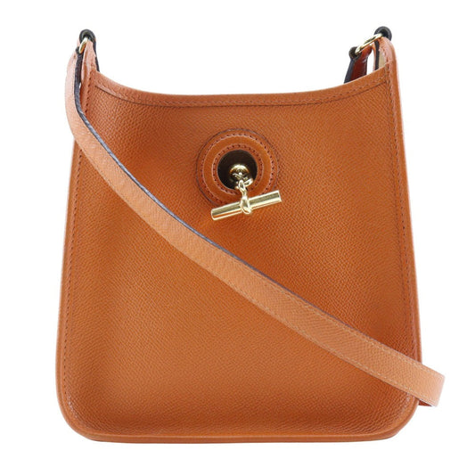 HERMES Shoulder Bag Epsom Orange Vespa TPM Women