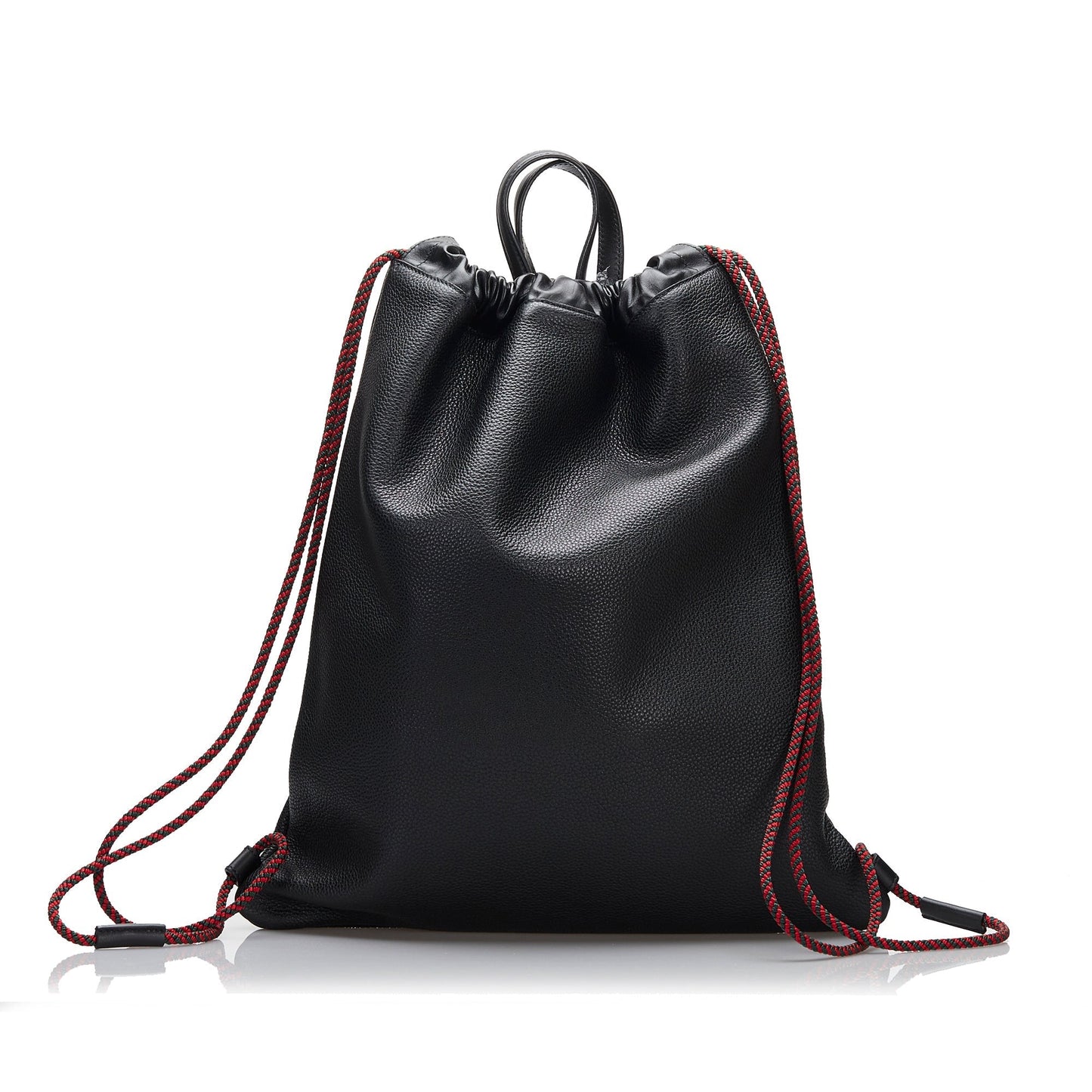 Gucci Black Leather Backpack
