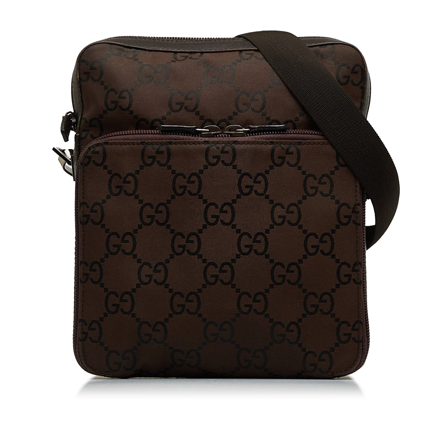 Gucci Leather Nylon Crossbody Style 1